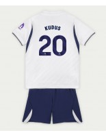 Tottenham Hotspur Mohammed Kudus #20 Domácí dres pro děti 2026-27 Krátký Rukáv (+ trenýrky)